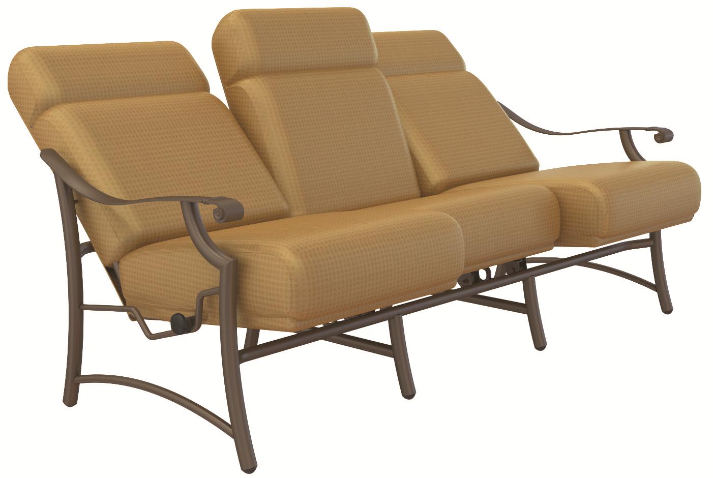 reclining patio sofa